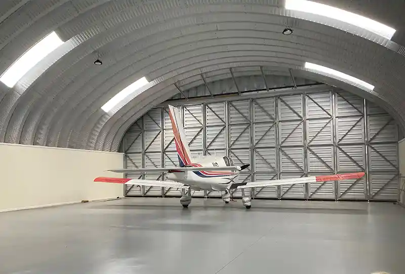 3 airplane hanger steel building