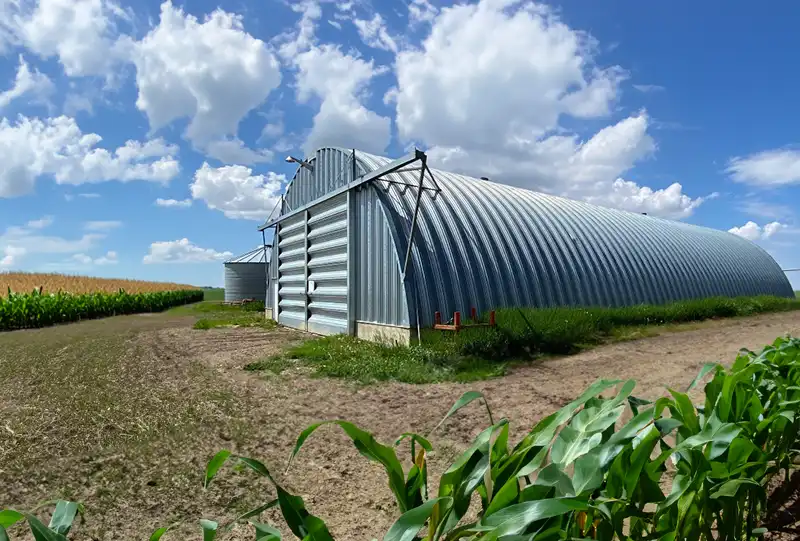 Q Model Quonset Hut Corn Field Farm Quonset Huts