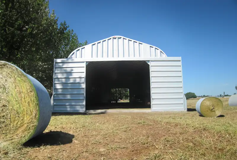 X Model Quonset Hut on farm Quonset Hut Prefabricated Steel Farm Building